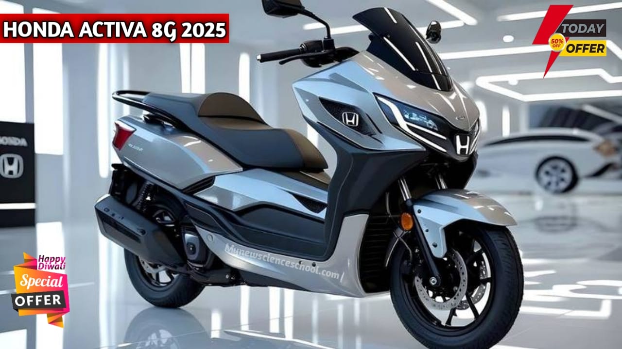 Honda Activa 8G, Honda Activa 2025, Activa 8G Features, Honda Scooter India, Best Mileage Scooter India, Smart Key Scooter, Digital Display Scooter, Honda Activa Price, Honda 90KMPL Scooter, Activa 8G Launch